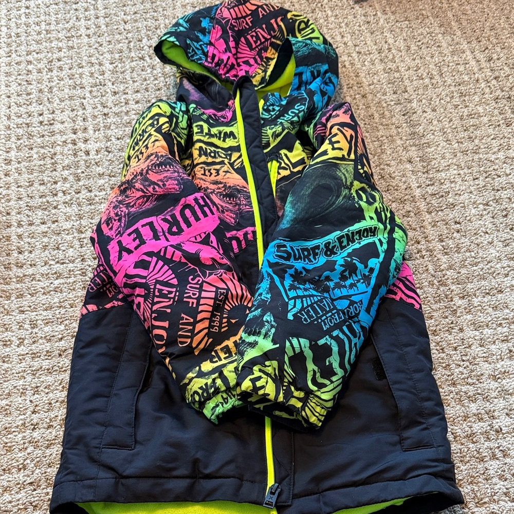 Hurley colorful winter coat